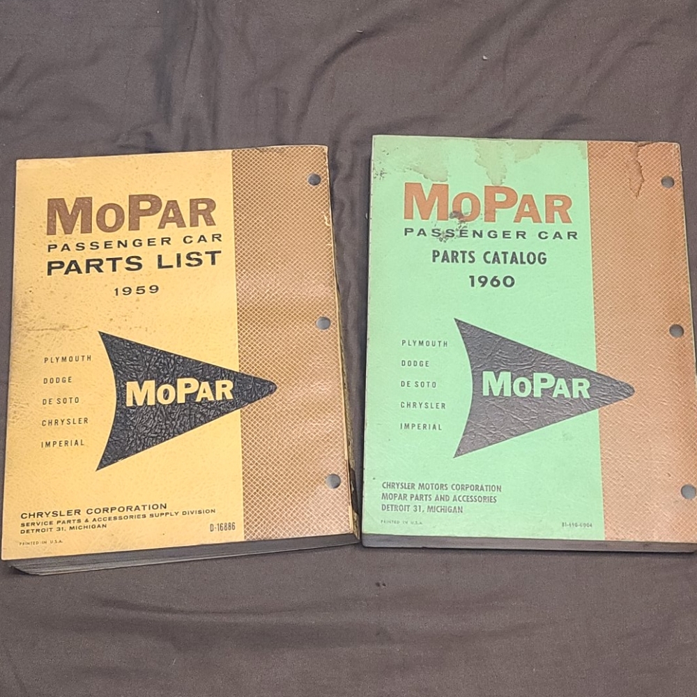 Original 1959&60 Mopar Passenger Car Parts Catalog - Picture 2 of 12